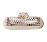 YUNZII C68 Wireless Mechanical Keyboard,65% Layout,Hot Swap,Triple Mode BT5.0/2.4G/Wired, RGB Backlit NKRO (Brown, Cocoa Switch)