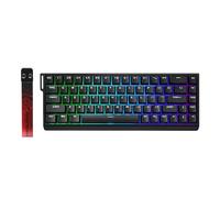 YUNZII MAD68 HE Clavier Mécanique Gaming, Clavier Filaire 60% avec Commutateurs Magnétiques à Effet Hall, Rapid Trigger 8000Hz, Hot Swap, RGB, Capuchons en PBT (Black, Magnetic Switch)