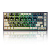 YUNZII RT80 Rapid Trigger Hall Effect Magnetic Switch Clavier De Jeu 8000Hz, 75% RGB Mécanique BT/2.4Ghz/Wired, Mount Hot Swap Adjustable Actuation pour Win/Mac (Black, gateron White)