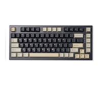 YUNZII YZ75 Clavier RGB Mécanique sans Fil, 75% BT5.0/2.4 G/USB-C Tri-Mode Clavier Gamer Mécanique NKRO, Hot-Swappable PBT Dye Sub, Clavier Mécanique pour Linux/Win/Mac(Black, Gateron G Pro Yellow)