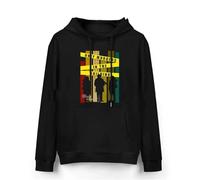 Yuogkk Hoodie Only Murders in The Building Retro Pattern Long Sleeve Pullover,3D Classic Crew Neck Hooded Sweatshirt Casual Loose Polo Shirt Role Play Fun Top-Black||XXS