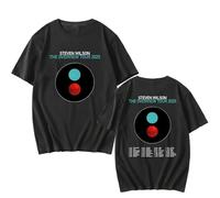 Yuogkk T-Shirt À Manches Courtes Et Col Rond en Coton Imprimé Dessin Animé St-Even Wilson, pour Homme Et Femme Grande Taille-Khaki||XS