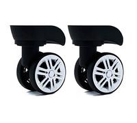 YUOIUX A09 Roulettes de bagage à roulettes gauche et droite pour valise, pièces de rechange