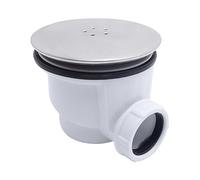 YUOIUX Filtre à eau pour salle de bain - Évacuation latérale - Bac de douche haut - Bonde de douche basse - Utilisation facile