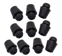 YUOIUX Lot de 10 coussinets de protection en caoutchouc noir pour porte de voiture