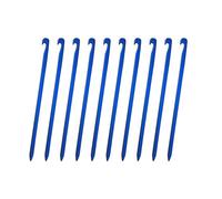 YUOIUX Lot de 10 piquets de tente en alliage d'aluminium très résistants pour la plage, les auvents, les piquets de camping