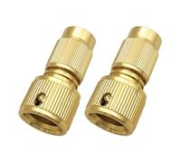 YUOIUX Lot de 2 kits de réparation de tuyau d'arrosage extensibles en aluminium pour robinet d'arrosage