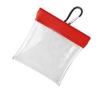 YUOIUX Sac de rangement transparent pour tees de golf avec clip - Portable - Pochettes pour tees de golf - Sac banane léger