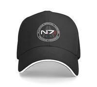 YUONME Casquette de Baseball Mode Unisexe Alliance Mass Effect Casquette De Baseball Jeu Vidéo Adulte Réglable Papa Chapeau pour Hommes Femmes Hip Hop Cadeaux