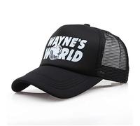 YUONME Casquettes de Baseball Femmes Hommes Mode Wayne’S World Impression Casquette de Baseball Coton réglable Snapback Chapeau Cool été Mesh Casquettes Cadeau