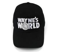 YUONME Casquettes de Baseball Wayne’s World Black Cap Hat Casquette de Baseball Mode Style Brodé Trucker Hat Unisexe Mesh Cap Taille réglable Cadeau