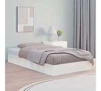 YUOTYRKTEJRSG Bois de pin Massif Design Peu encombrant 120x190 cm Blanc