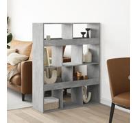 YUOTYRKTEJRSG Cloison de séparation Design Gris béton Bois d'ingénierie, Paravent Moderne pour Salon et Bureau, Séparateur de pièce Pliable et Stable, Partition Murale décorative pour l'intérieur