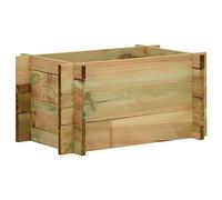 YUOTYRKTEJRSG Elevated Garden Planter Box 40 cm, Pine Wood Impregnated for Outdoor Use, Raised Bed for Vegetables Flowers Herbs, Easy Assembly, Rot Resistant for Patio Balcony Yard