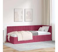 YUOTYRKTEJRSG Gain dePlace DesignModerne Angle L Bordeaux 80x200cm