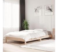 YUOTYRKTEJRSG Pin Massif empilable Style Rustique Brun 90x190 cm | Lit Empilable en Bois de Pin Massif 90x190 cm, Cadre de Lit Superposé sans Matelas, Sommier à Lattes pour Chambre d'Enfant ou