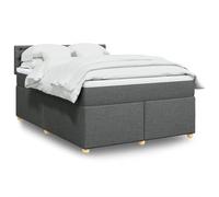 YUOTYRKTEJRSG Tissu Polyester Ressorts ensachés lit sommier Gris 140x200cm