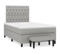 YUOTYRKTEJRSG Tissu Respirant tête de lit réglable 120x190 cm Gris