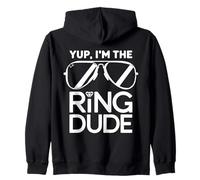 Yup I'm The Ring Dude - Funny Kids Ring Bearer Wedding Sweat à Capuche