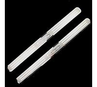 YUPACK 4 Pièces Acier Inoxydable Seuil de Porte de Voiture pour FI-at 500 500C, éTanches de Seuils de Porte Garniture Accessoires,Silver
