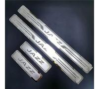 YUPACK 4 Pièces Acier Inoxydable Seuil de Porte de Voiture pour Hon-da Jazz 2008 2009 2010 2011 2012 2013 2014 2015 2016 2017,éTanches de Seuils de Porte Garniture Accessoires,Silver