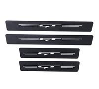 YUPACK 4 Pièces Autocollants de Protection de Seuil de Porte de Voiture pour KI-A CEED GT, Bande Plaques de Pédale de Bienvenue en Fibre Carbone de Anti-Rayures, GT
