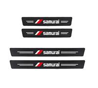 YUPACK 4 pièces Bandes de Protection de Seuil de Porte de Voiture pour Suz-uki Grand-Vitara Swift, Autocollant de Plaques Plinthes de Porte Auto-Adhésives - Accessoires Anti-Rayures, Samurai