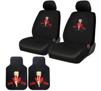 Yupbizauto Betty Boop Housse de siège Auto avec Tapis Avant en Caoutchouc et désodorisant Inclus Motif Horizon
