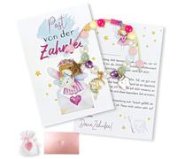 YUPDFGB Cadeau de la Petite Souris, Boîte à Souvenirs pour Bébé, Version Certificat de dent de lait propre Cadeau original pour garçon et fille