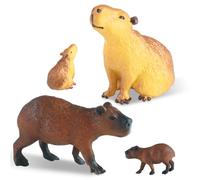 YUPDFGB Capybara Figurine d’Animal Réaliste | Figurine de Collection | Jouet de Zoo | Cadeau pour Garçons et Filles | Décoration Anniversaire | Jouet dès 3 Ans