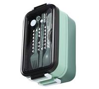 YUPEIUKLI Boîte à Lunch Isotherme Double Couche, Couvercle étanche, récipient Alimentaire en Acier Inoxydable pour Bureau, école, extérieur