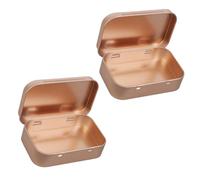 YUPEIUKLI Boîtes de Rangement supérieures en Fer Robuste, organisateurs et conteneurs pour la Maison et Le Bureau, Lot de 2