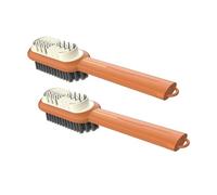 YUPEIUKLI Cepillo de Zapatos de 2 piezas Con Mango Largo de caucho Natural Para limpiar Zapatillas de Deporte en profundidad, agarre ergonómico Que garantiza una eliminación eficaz de Las manchas.