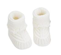 YUPEIUKLI Chaussons pour bébé Nouveau-nés Premiers Pas Tricot Doux Élégant Chaussons pour bébé Confortables à Porter pour bébé garçon et Fille