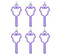 YUPEIUKLI Clip Para Bolsa de desechos de Perro Sin esfuerzo Para recoger fácilmente Los excrementos mientras camina Se Monta de Forma Segura en la Correa Fácil de instalar 6 piezas