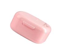 YUPEIUKLI Coffret de Rangement pour prothèses dentaires avec bac de trempage Adaptable et Trous de Drainage pour prothèses, appareils de Contention et aligneurs - Coffret hygiénique