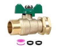 YUPEIUKLI Conector de manguera de jardín de latón, resistente, de conexión rápida, Para sistemas de riego al Aire Libre universales.