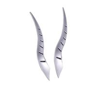 YUPEIUKLI Décoration de Toit de Voiture en Forme de Corne de Dragon pour Personnalisation de véhicule - Installation Facile par Simple Pression - Résistante aux Rayures - Lot de 2