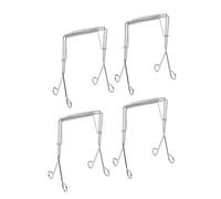 YUPEIUKLI Ensemble de 4 Supports de Barbecue rôtissoire antirouille, Compatible avec Les barbecues électriques du Monde Entier et résistant à la Rouille.