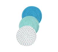 YUPEIUKLI - Juego de 3 manteles individuales de algodón antideslizantes Para decoración de mesa de cocina y comedor