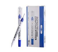 YUPEIUKLI Lot de 10 marqueurs permanents à Double Pointe (Fine et Large) pour Le Bureau, l'école et Les projets artistiques. Encre Longue durée.