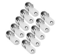 YUPEIUKLI Lot de 10 Supports de Tringle à vêtements Robustes en Alliage de Zinc, pour penderie, Tubes Ronds et durables.