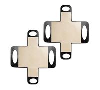 YUPEIUKLI Lot de 2 Pinces à Pain réutilisables en Silicone Alimentaire pour moules à Cake, Tapis de Cuisson antiadhésif, Transfert Facile de la pâte