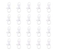 YUPEIUKLI Lot de 20 fermoirs mousquetons colorés en Forme de Homard, Accessoires de Porte-clés texturés pour la création de Bijoux et Les projets d'artisanat