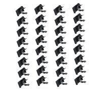 YUPEIUKLI Lot de 32 Pieds de nivellement pour Meubles avec Base antidérapante pour Une Hauteur Stable et la Protection des sols