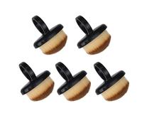 YUPEIUKLI Lot de 5 bagues à Ongles, brosses de Nettoyage pour Nail Art, brosses à Ongles en Forme d'anneaux, brosses de Nettoyage pour Ongles, Fournitures pour Ongles