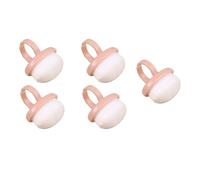 YUPEIUKLI Lot de 5 bagues à Ongles, brosses de Nettoyage pour Nail Art, brosses à Ongles en Forme d'anneaux, brosses de Nettoyage pour Ongles, Fournitures pour Ongles