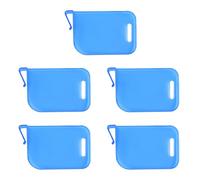 YUPEIUKLI Lot de 5 boîtes de Rangement pour Cartes à Collectionner avec Clip déflecteur, Panneau de séparation pour Rangement de Cartes, boîte à Cartes, bardeaux