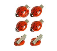 YUPEIUKLI Lot de 6 Barrettes à Cheveux coccinelles pour Filles, Adolescentes, Femmes, Accessoires pour Cheveux, Fixation Solide, pour Un Usage Quotidien et des fêtes