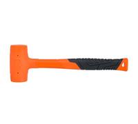 YUPEIUKLI Outil Multifonctionnel de 0,5 à 3 LB, maillet Orange à Coup Mort, Outil en Caoutchouc Souple, Marteau NoUnicast, Marteau d'installation